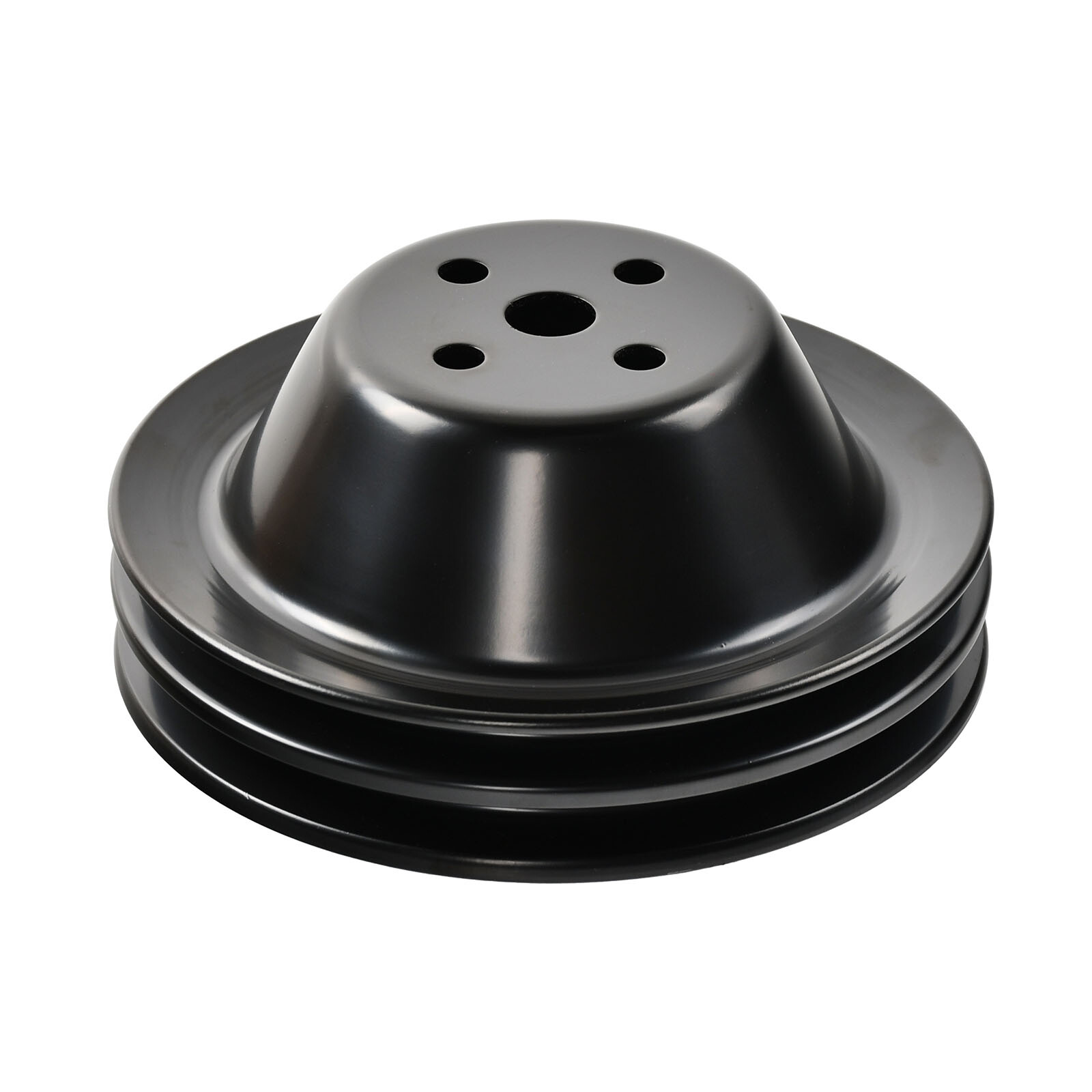 For SBC Chevy 283 350 400 SWP Short Water Pump Pulley & Crankshaft 2/3 Groove