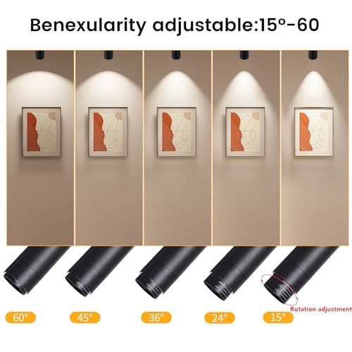 5CCT LED Ceiling Spotlight Dimmable Ceiling Light Directional 12W Black