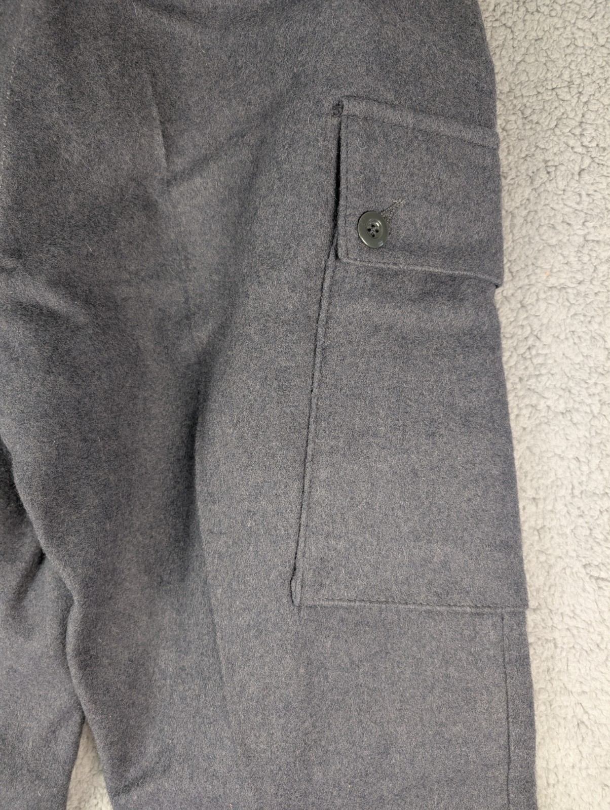 Genuine Finnish Military M65 Wool Pants Gray Medium 34" x 30" - Unused Condition