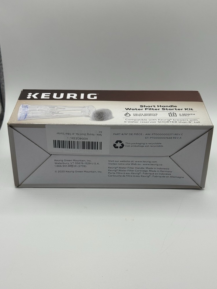 Keurig Short Handle Water Filter Starter Kit
