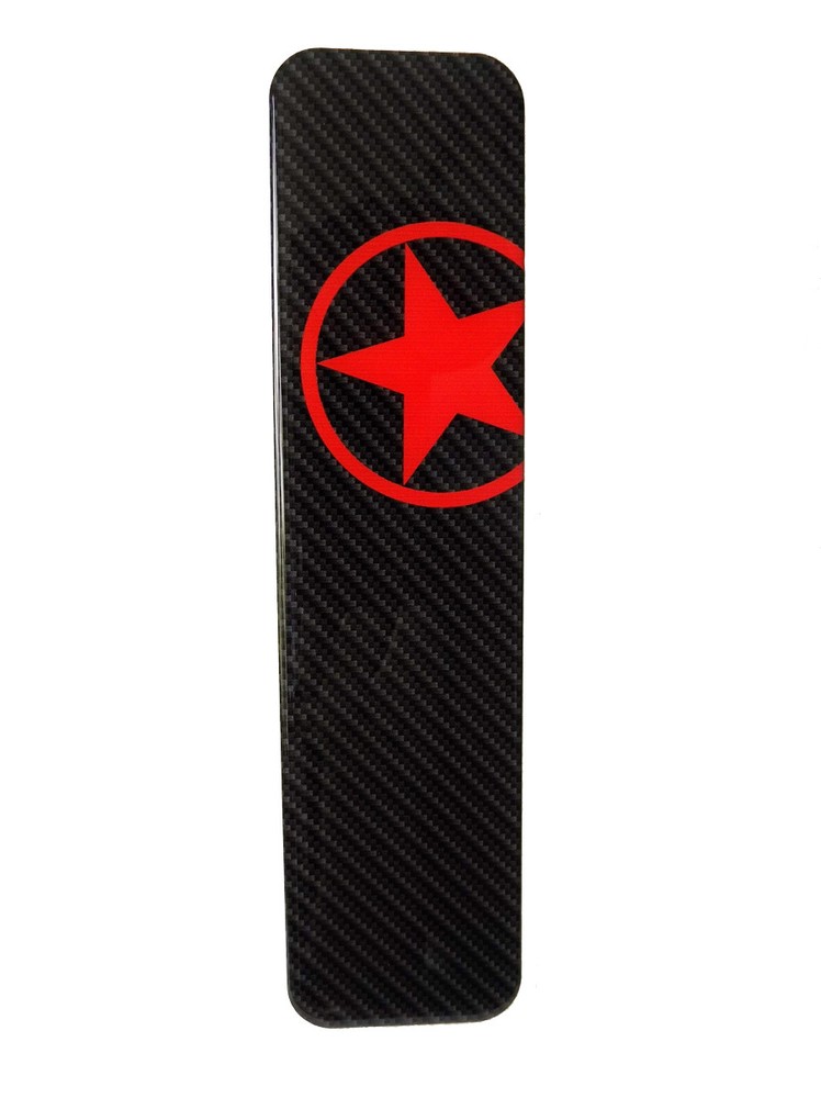 Module Tough Dome Red Star Downtube Shield, Frame Protector