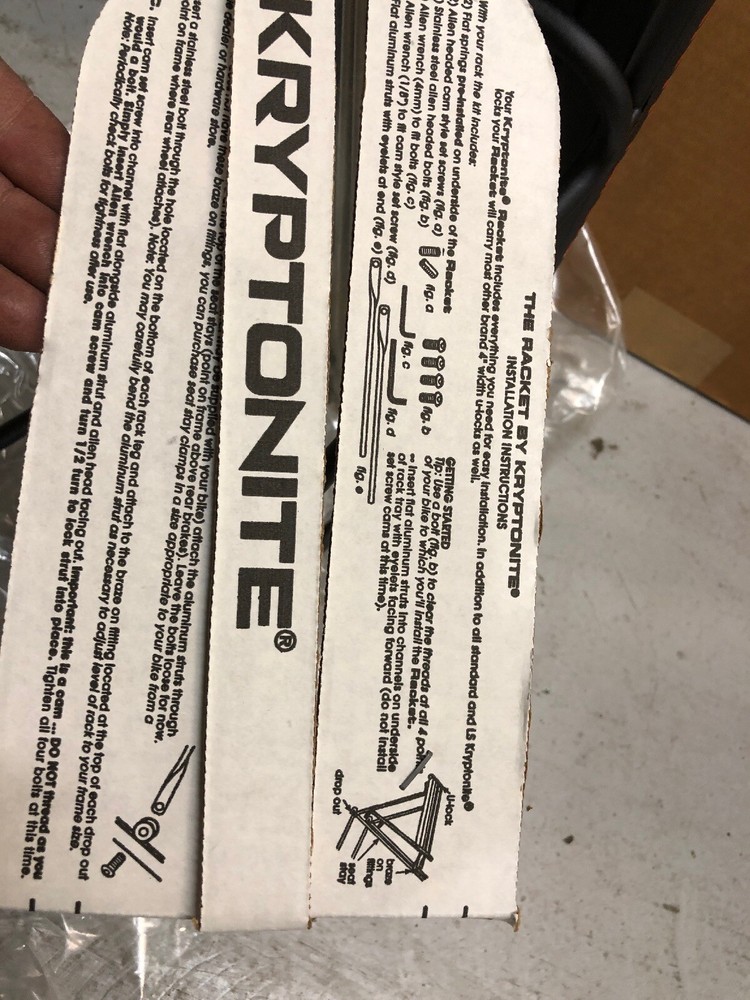 Kryptonite Rear Bicycle Rack NEW