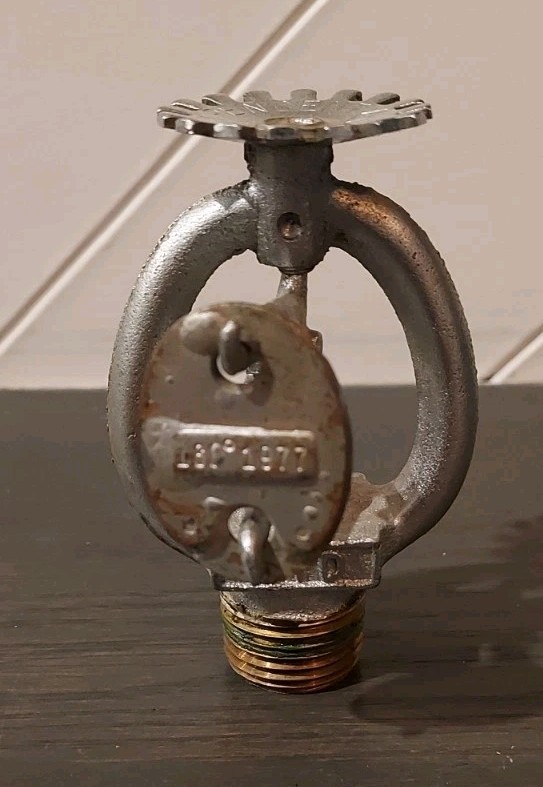 1977 Chrome STD Pendent Fire Sprinkler Head