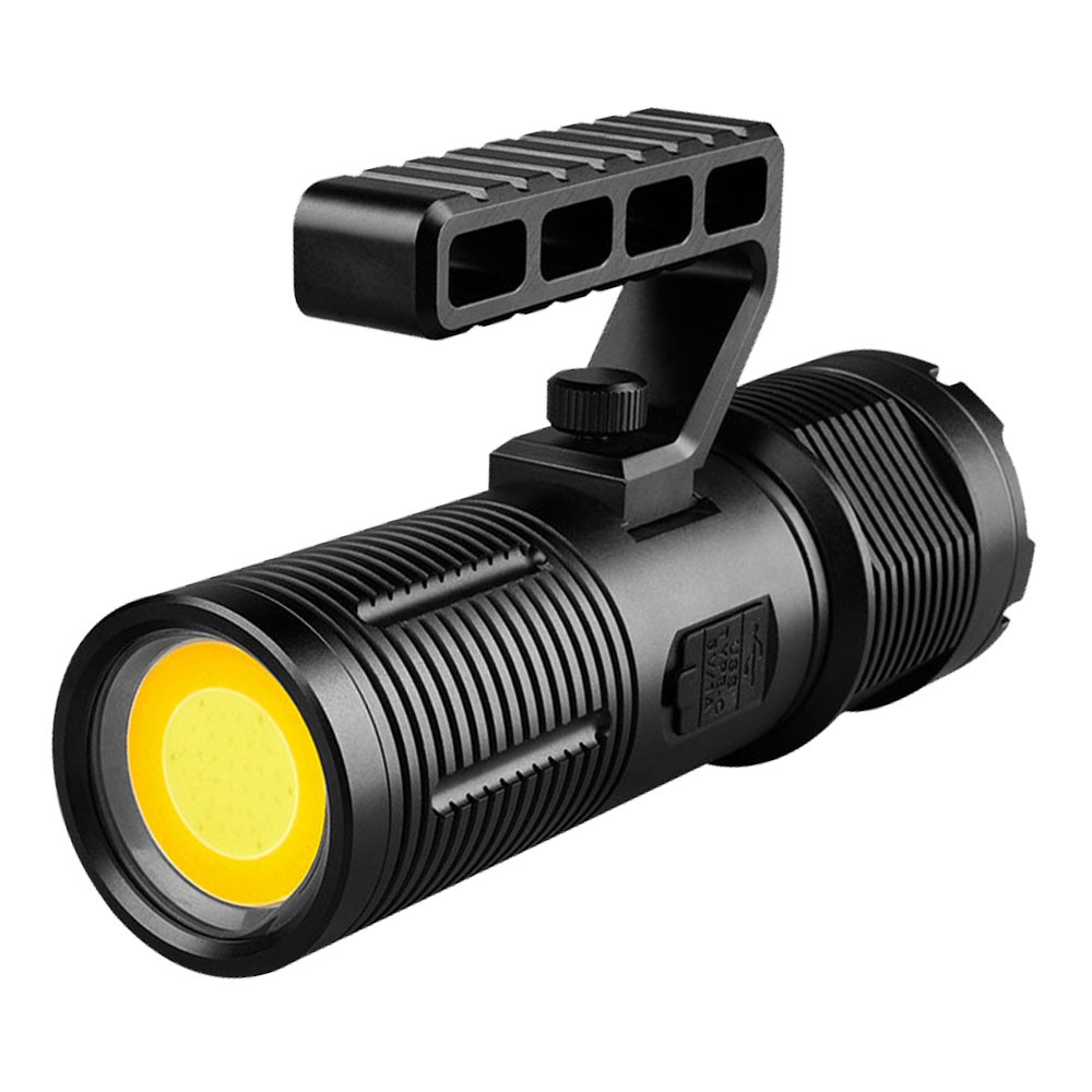 Super Bright White Laser LED Flashlight Camping Light USB Charging Zoom Torch