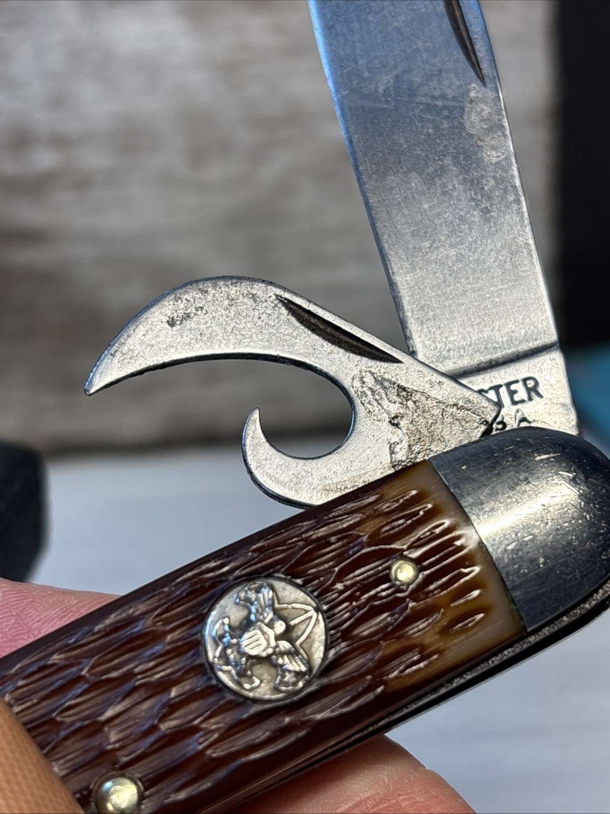 Vintage Boy Scout Ulster USA Pocket Knife Beautiful Clean Very Nice