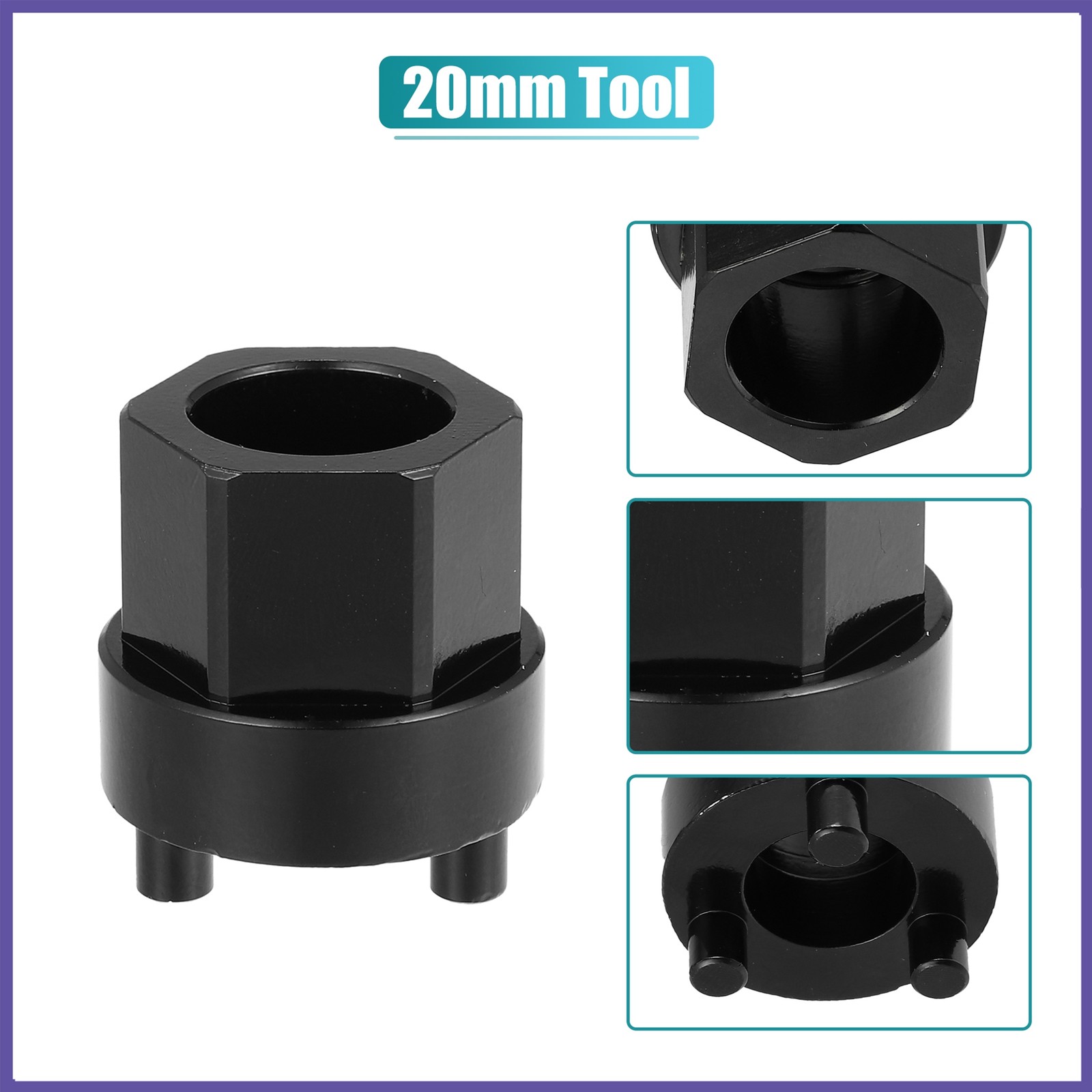 1Set A/C Compressor Clutch Hub Remover Tool 7 mm Socket for Mercedes Benz 5SEL12