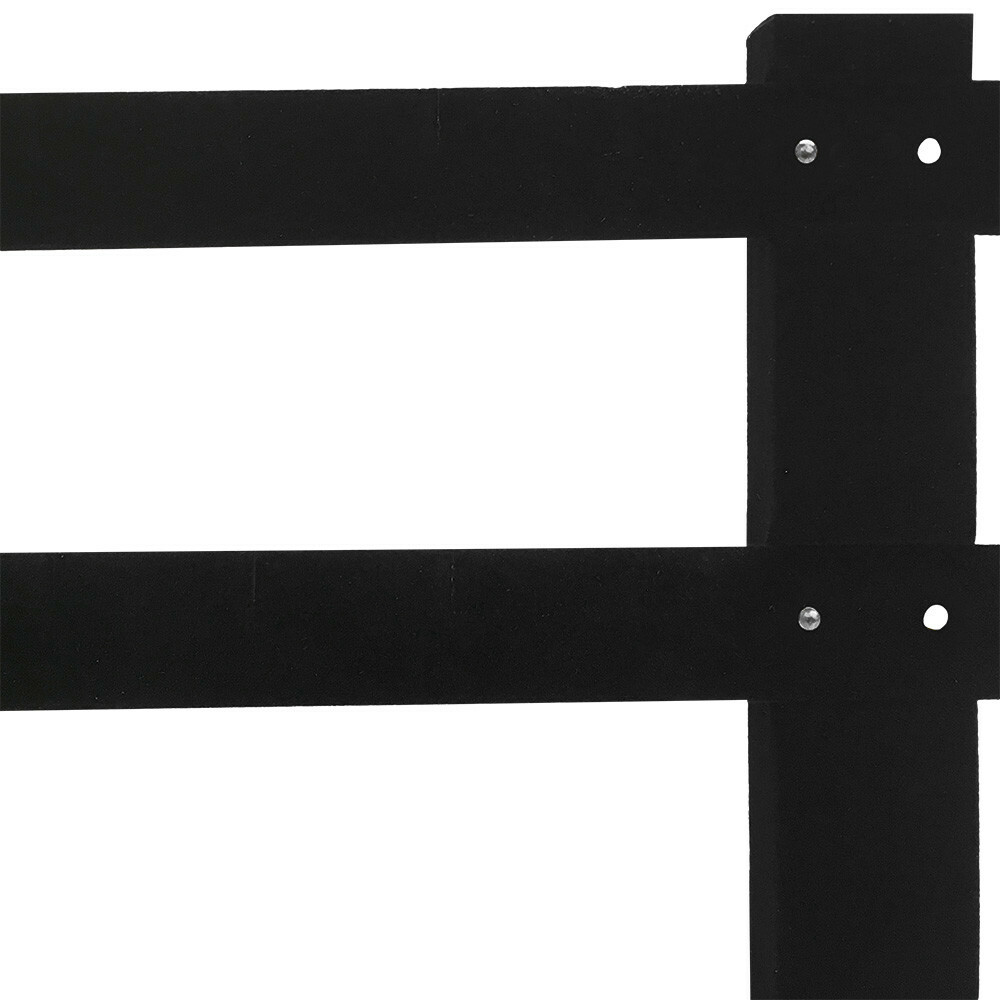 BLACK VELVET 3 Tier Earring Display Holder Stand 10 Inch x 9 Inch