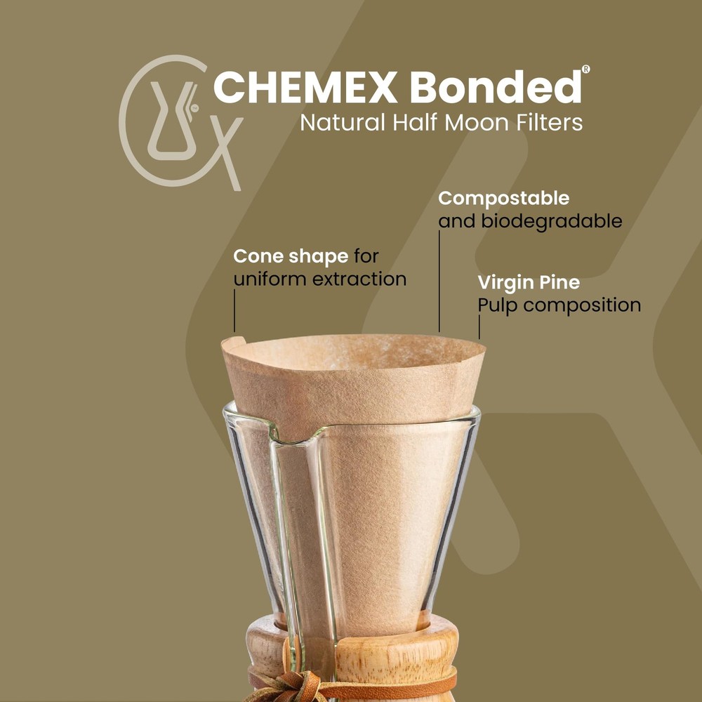 Filter - Natural Half Moon - 100 CT - FP-2N