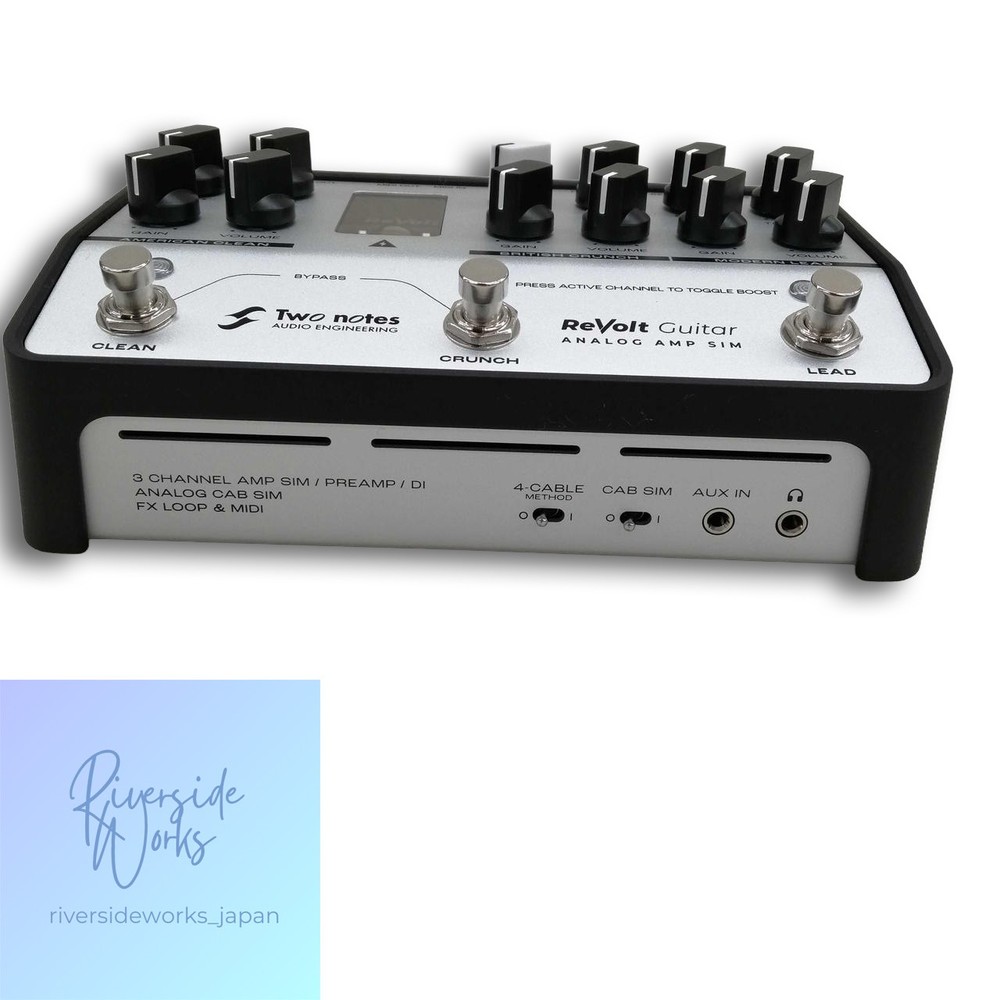 TWO NOTES Effect Pedal REVOLT GUITAR ANALOG AMP SIM - Versatile JP
