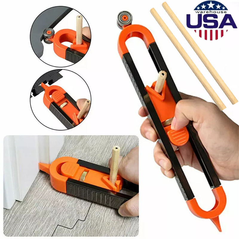 Profile Scribing Ruler Contour Gauge with Lock Precise Copy Irregular Shape Tool