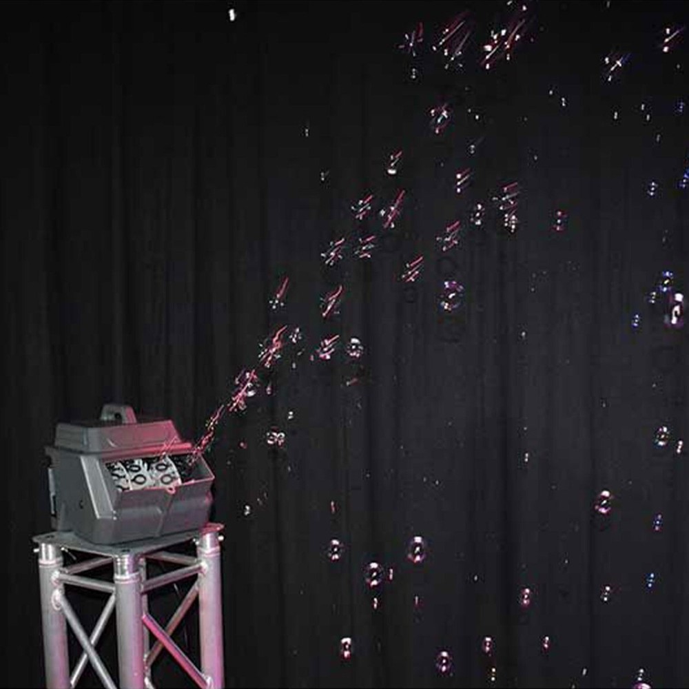 Eliminator Lighting BUBBLETRON EXL GO Powered Portable Bubble Machine