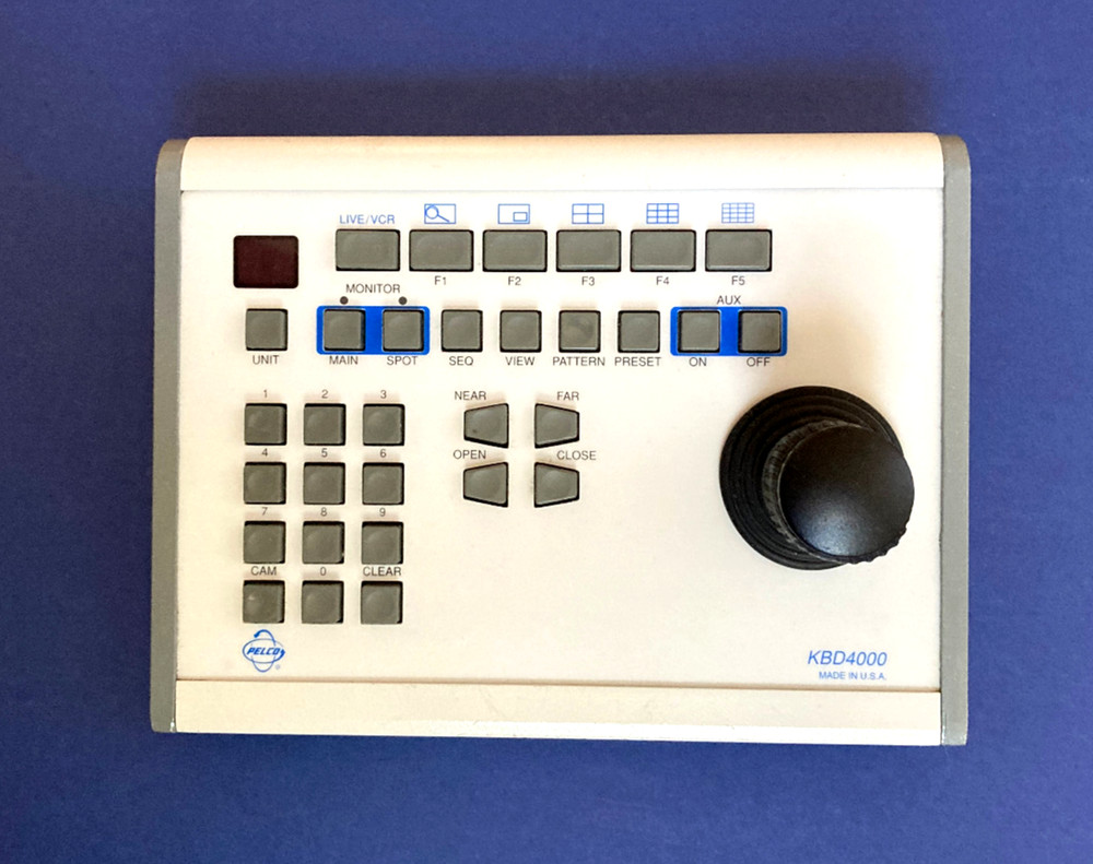 PELCO KBD4000 Joystick Control Multiplexer Keyboard