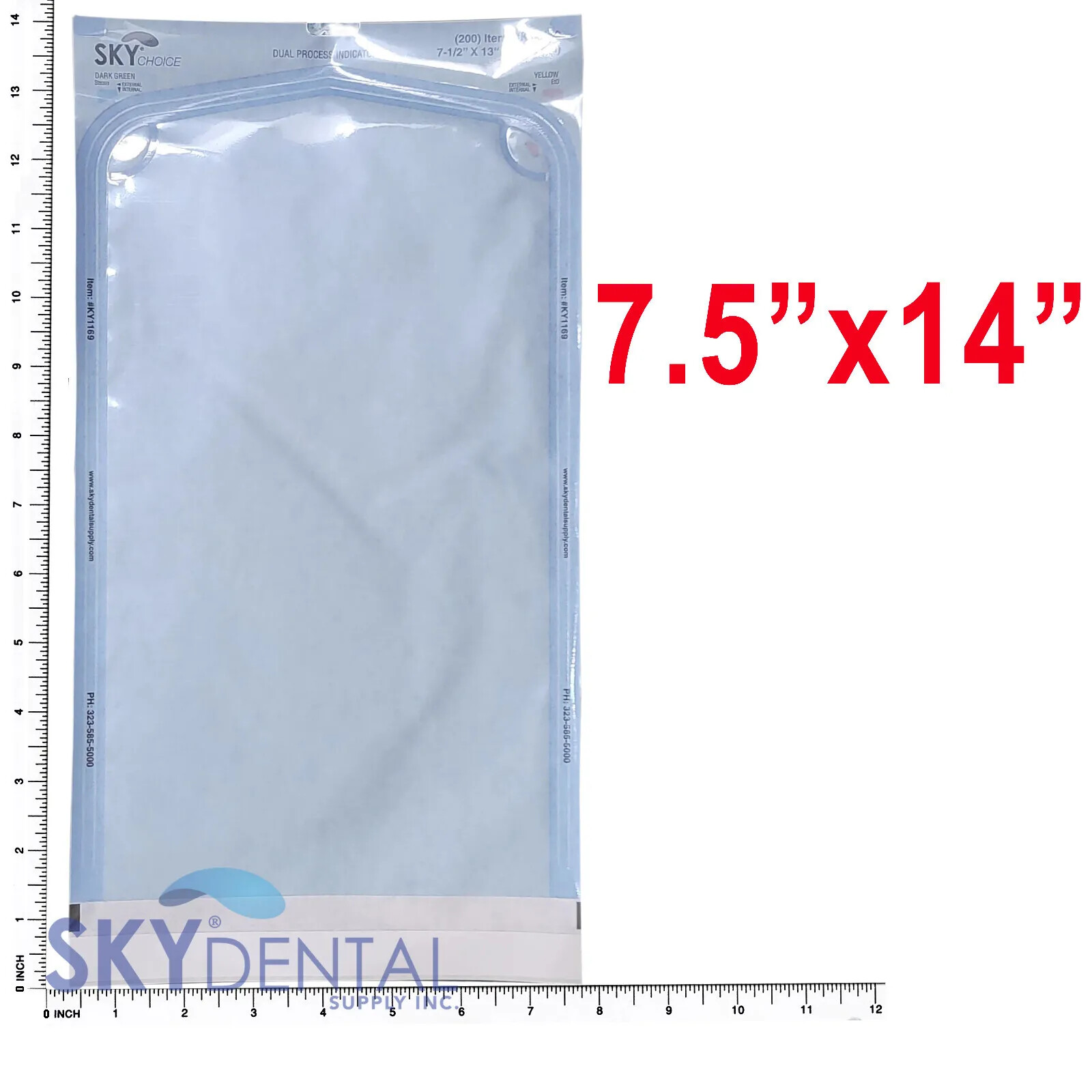 Sterilization Bag Pouches Dental Medical Self Seal Pouch Autoclave up to 4000