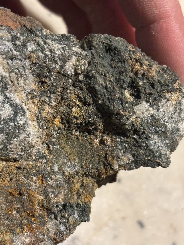 rich silver ore on quartz