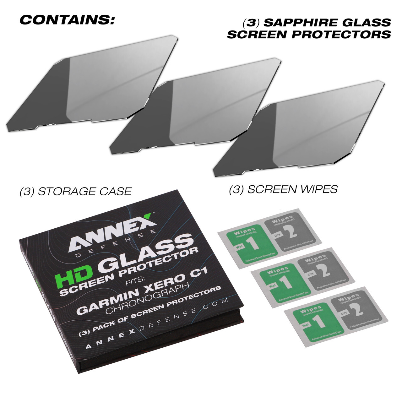 Garmin Xero C1 Pro Chronograph - Black (0100261810)