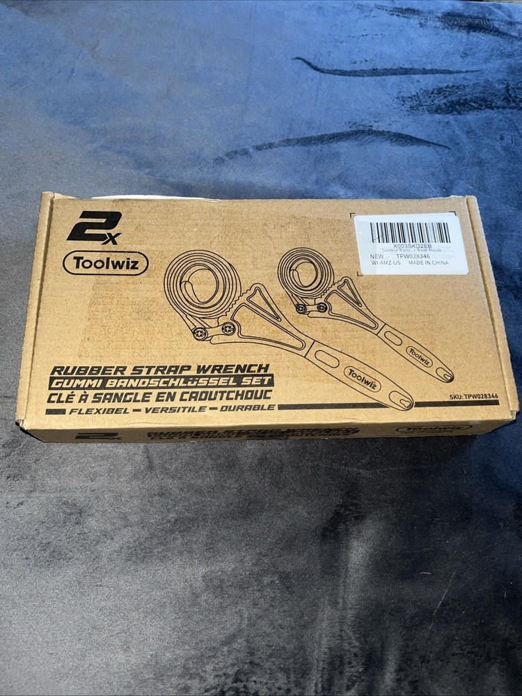 2 Rubber Strap Wrench Set - Toolwiz