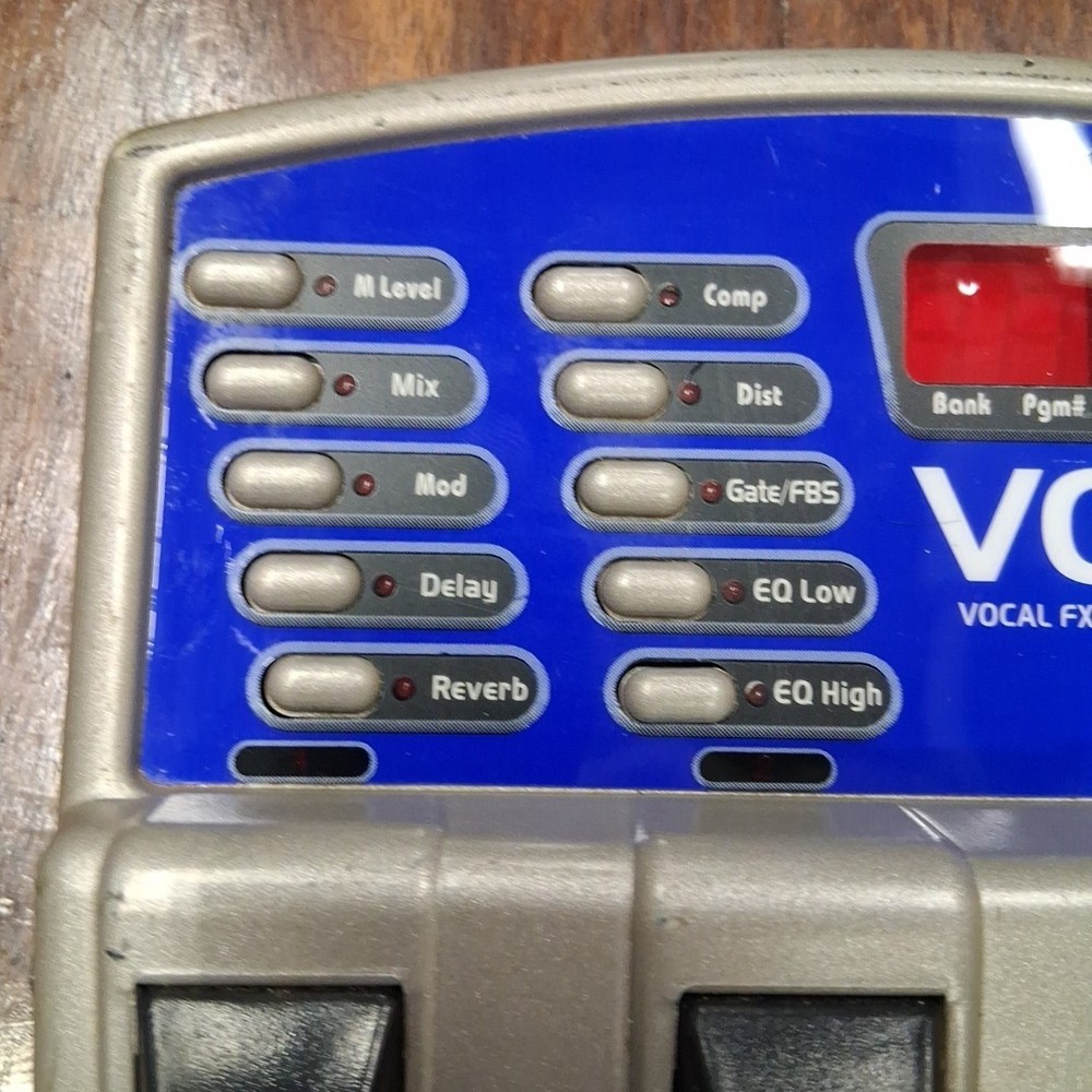 DOD VOTEC Vocal FX Processor Pedal / Microphone Preamp Untested