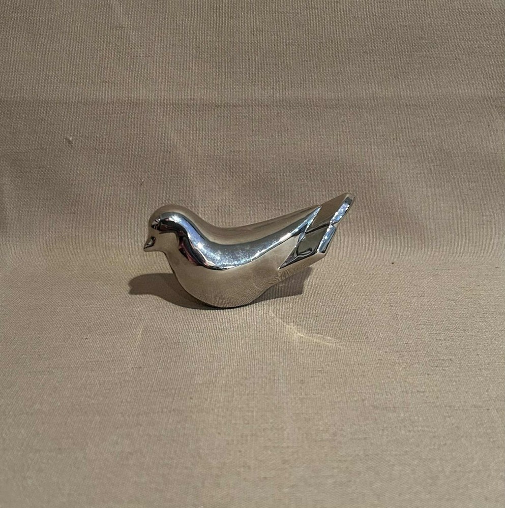 Vintage Dansk Modern Silverplate Dove Bird JAPAN Silver Plate