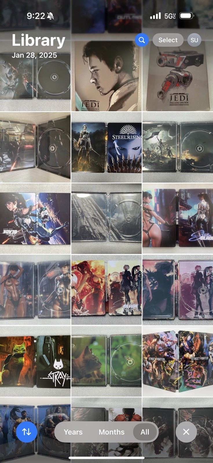 Bundle Of 5 Custom Made Steelbook Cases ( Pick any Of 5 Items) PS4/PS5/Xbox/NS