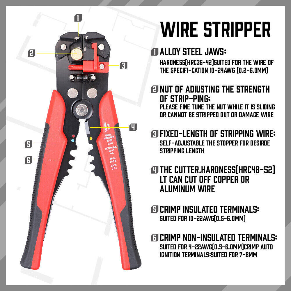 660PCS Non Insulated Butt Splice Uninsulated Crimp Wire Connectors Terminals Kit