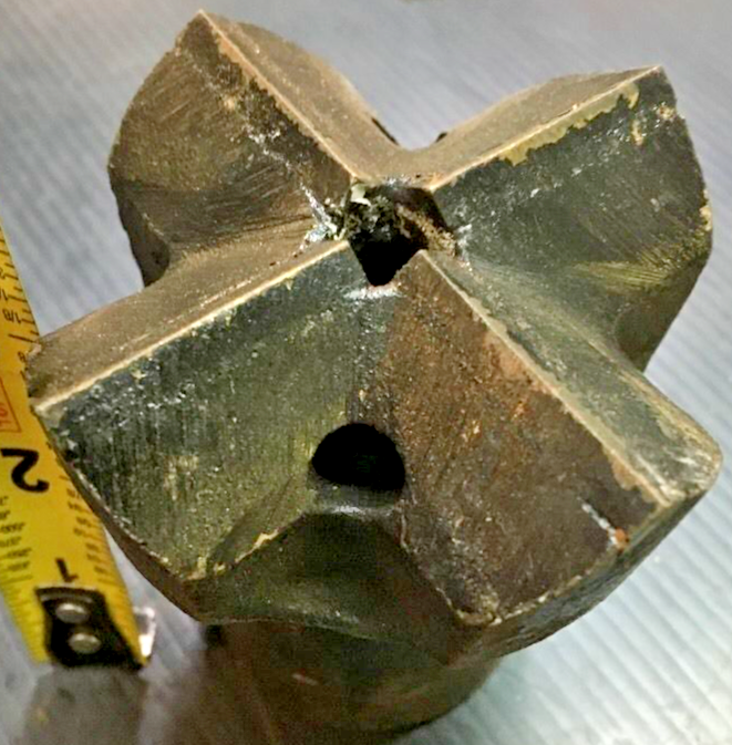 Tapered Chisel Rock Drill Head