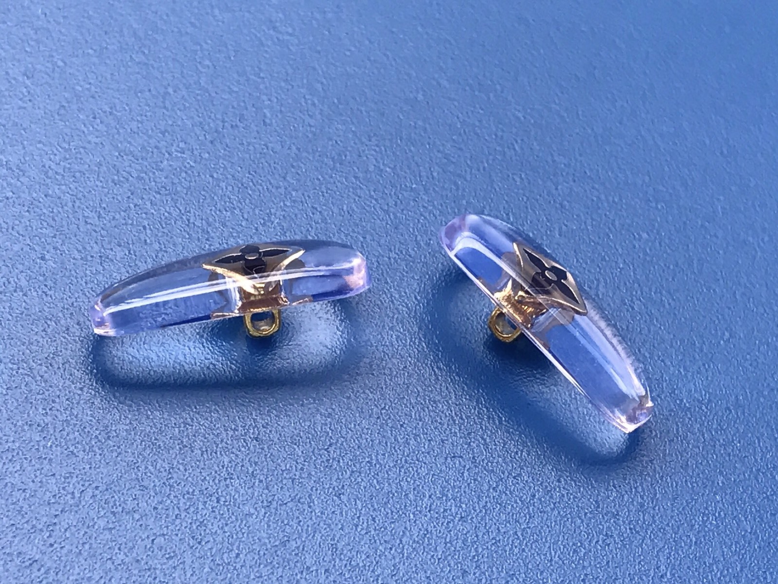 Replacement Nose Pads for Louis Vuitton LV Sunglasses Eyeglasses Screw-In Gold