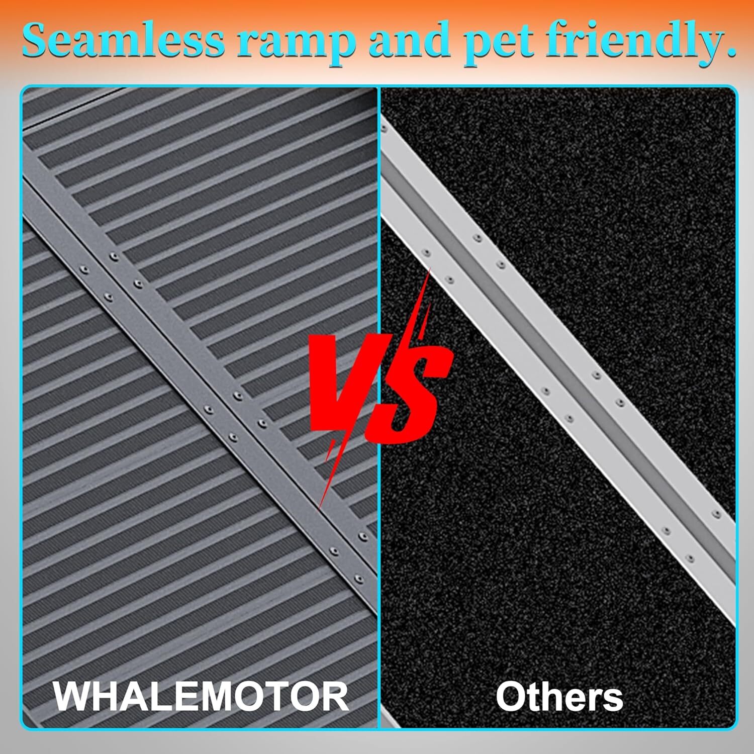 2/3/4/5/6/7/8 FT Folding Aluminum Wheelchair Ramp Mobility Ramp 600 lbs Non-Slip