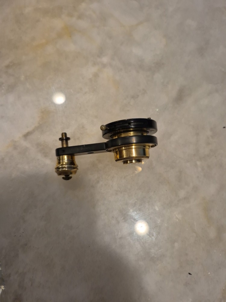 E. Leitz Wetzlar microscope Brass Microscope serial # 14808