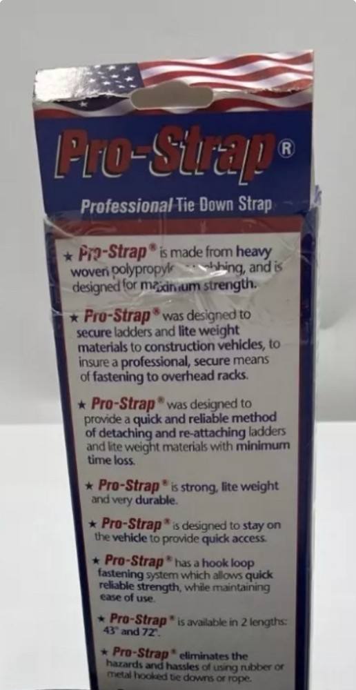 Genuine 36-Inch Pro-Strap Ultimate Professional Tie Down Straps
