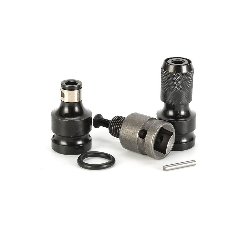 Hex Socket Adapter Quick Release Converter Socket Adapter Black/Silver