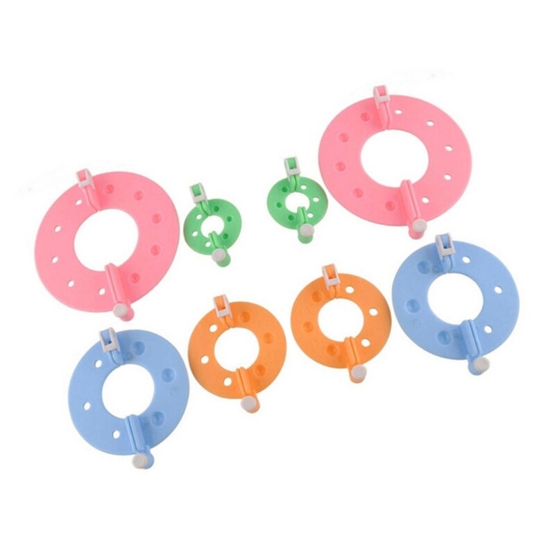 4Pcs DIY Wool Yarn Knitting Tools Needle Work Handcraft Tool for Pompoms Maker