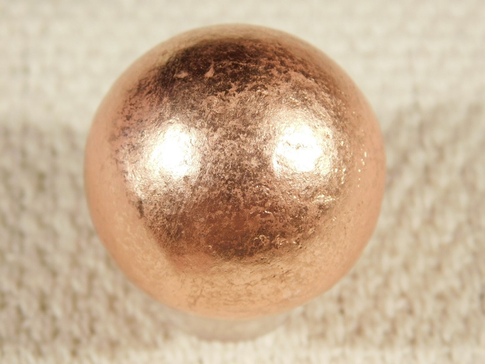 Solid COPPER SPHERE From Michigan 119gr