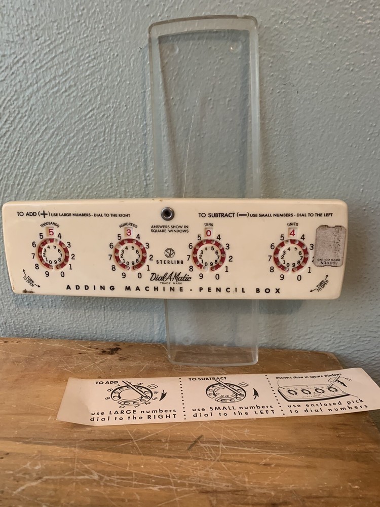 VTG Sterling Dial-A-Matic Automatic Mechanical Adding Machine #566