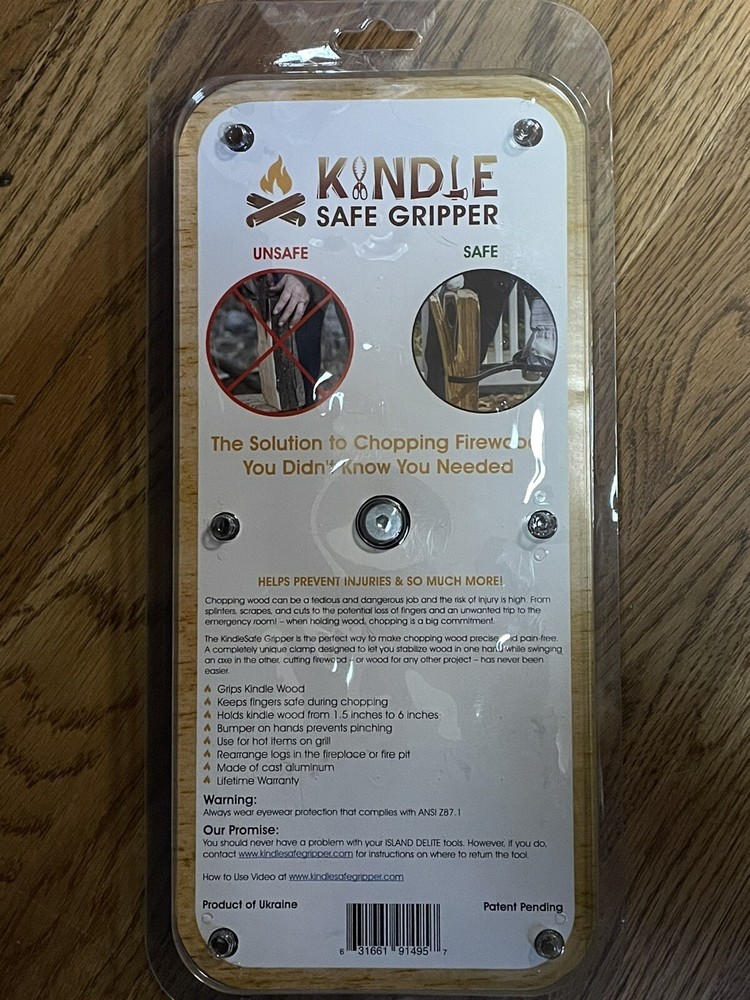 Kindle Safe Gripper Protects Hands & Fingers
