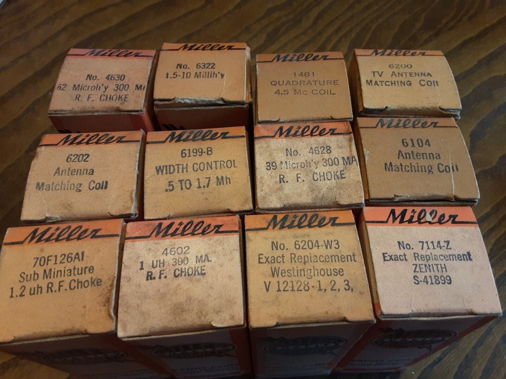 NOS Miller Rf Choke Coil  12pc