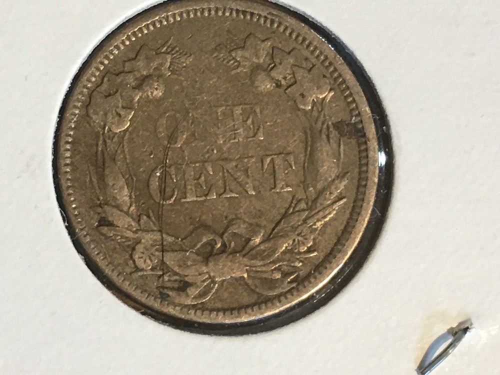 1858 flying eagle cent/ Small Letters/ Very Fine