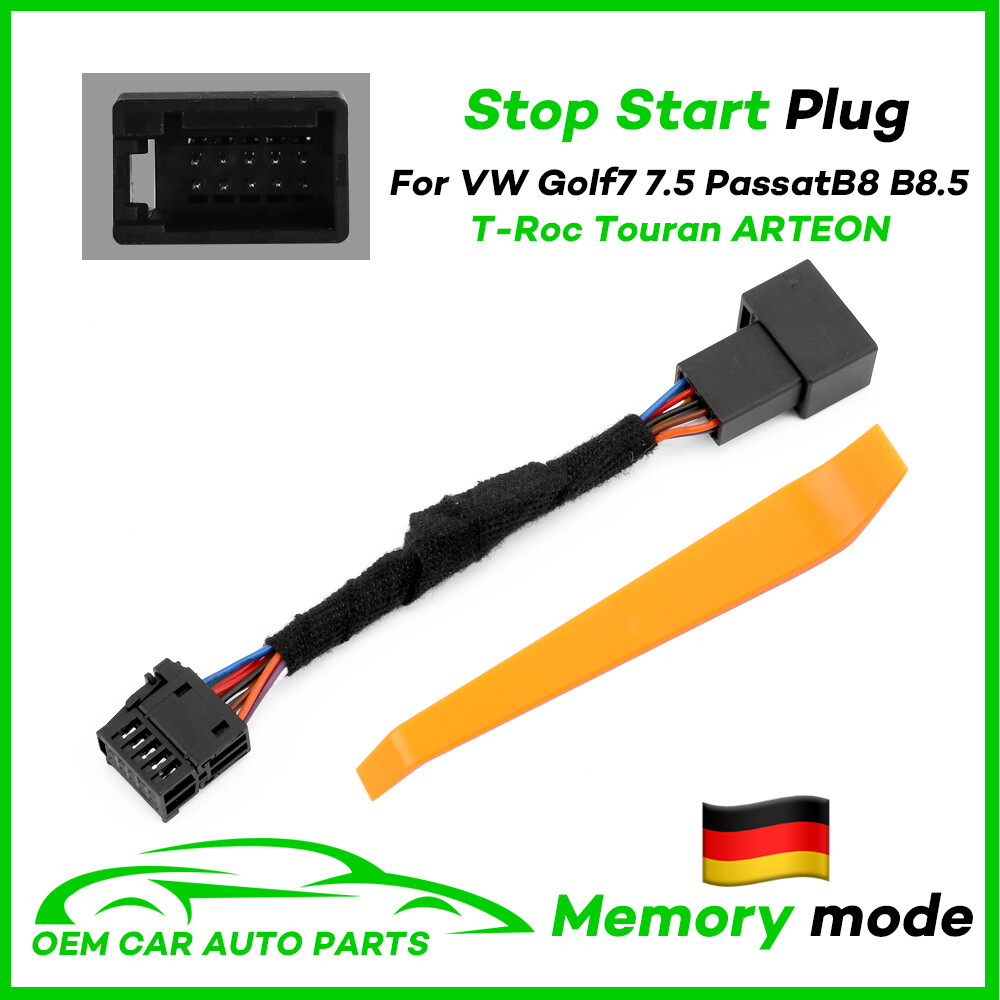 Automatic Stop Start Engine System Cable Plug Eliminator Kit For VW Golf MK7 7.5