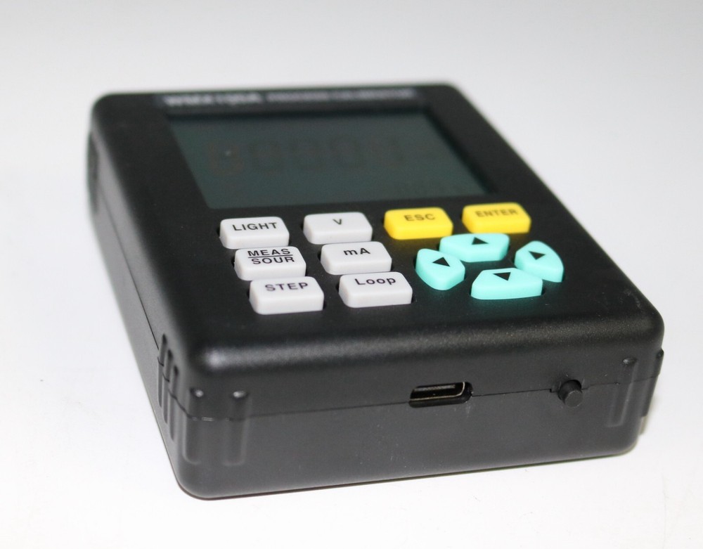 DC Voltage Current Measure & Signal Source Simulator Meter 0-24mA Step Loop 24V