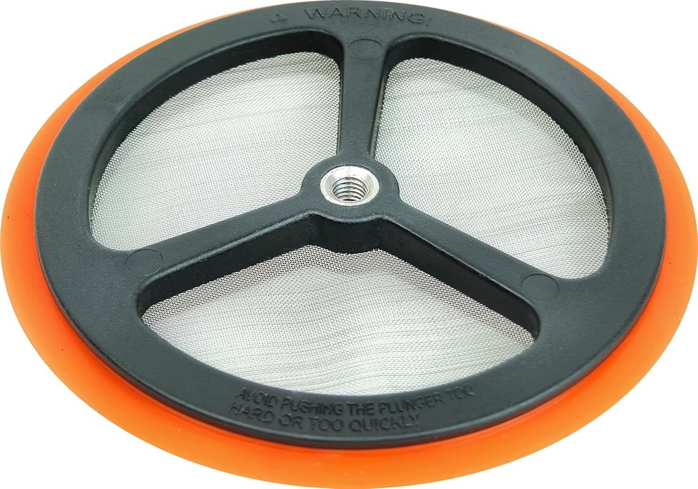 French Press Mesh Filter Stainless Steel 34oz Replacement Silicone Ring