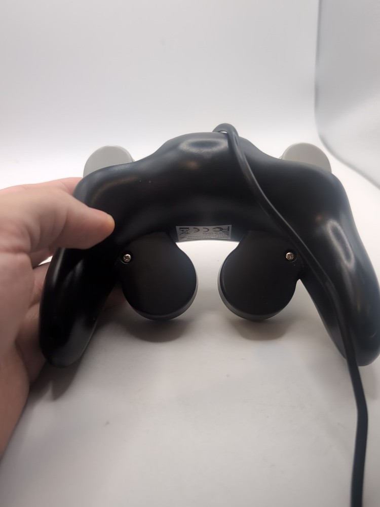 @Play Nintendo Gamecube Black Controller Tested Working