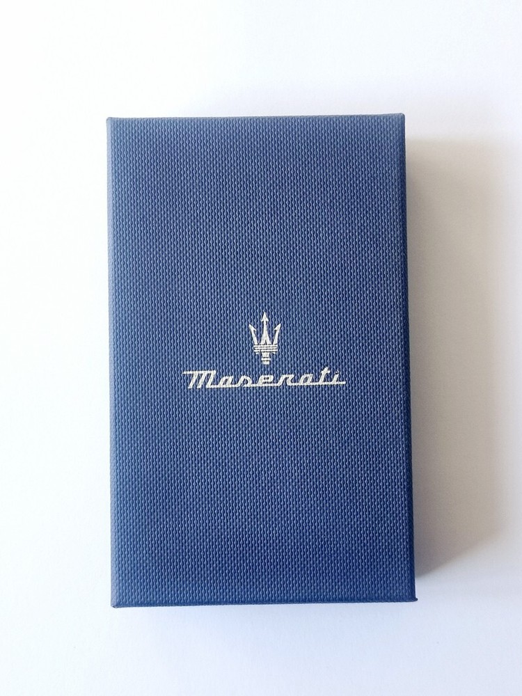 Maserati Black Logo Car Keychain Key Ring Key Chain
