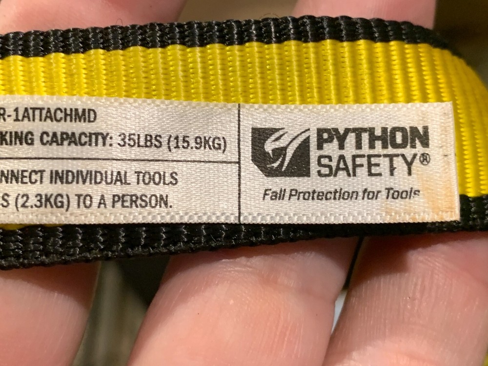 PYTHON TOOLS V RING ATTACHMENT - TOOL CINCH - VR-1ATTACHMD - 35lb Cap. Lot of 5