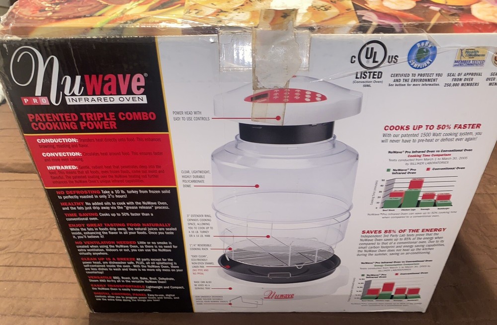 Nuwave Pro Plus Infrared Oven With Bonus Pack Pizza Maker