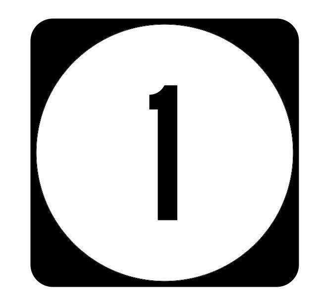 Delaware Route 1 Sticker Decal