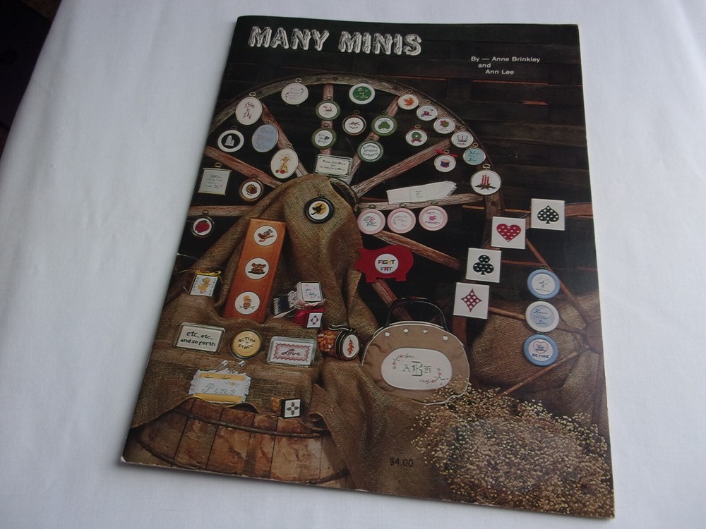 1980 NEEDLEWORK BOOK, MANY MINIS PATTERNS HAVE EASY INSTRUCTIONS, NICE CONDITION