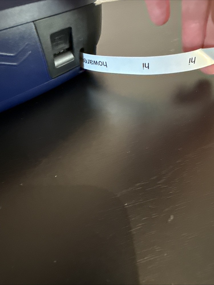 Brother P-Touch Label Maker Model PT-45 WORKS!