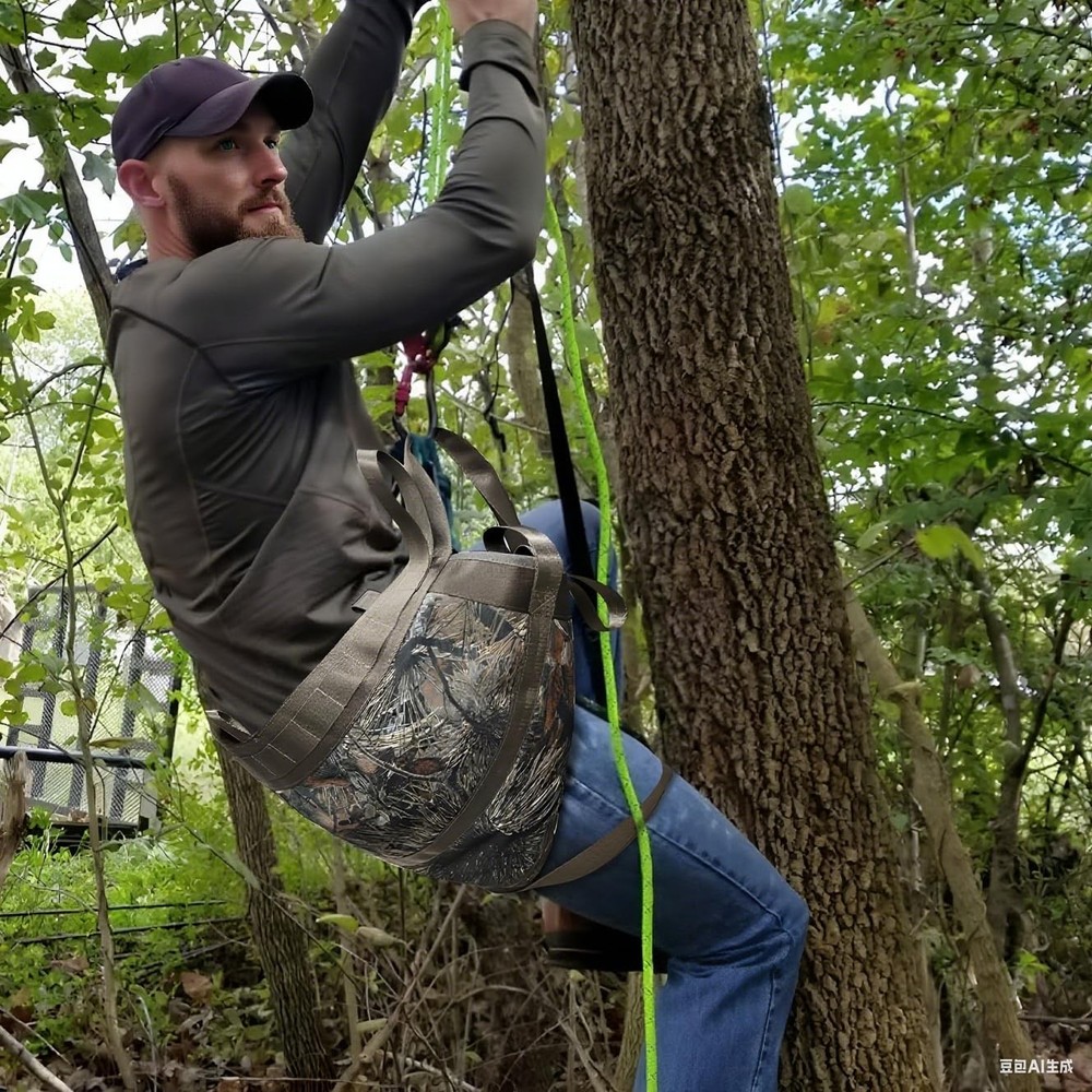 MDSTOP Hunting Saddle, Comfortable Hammock Tree Saddle, Adjustable Tree Climb...