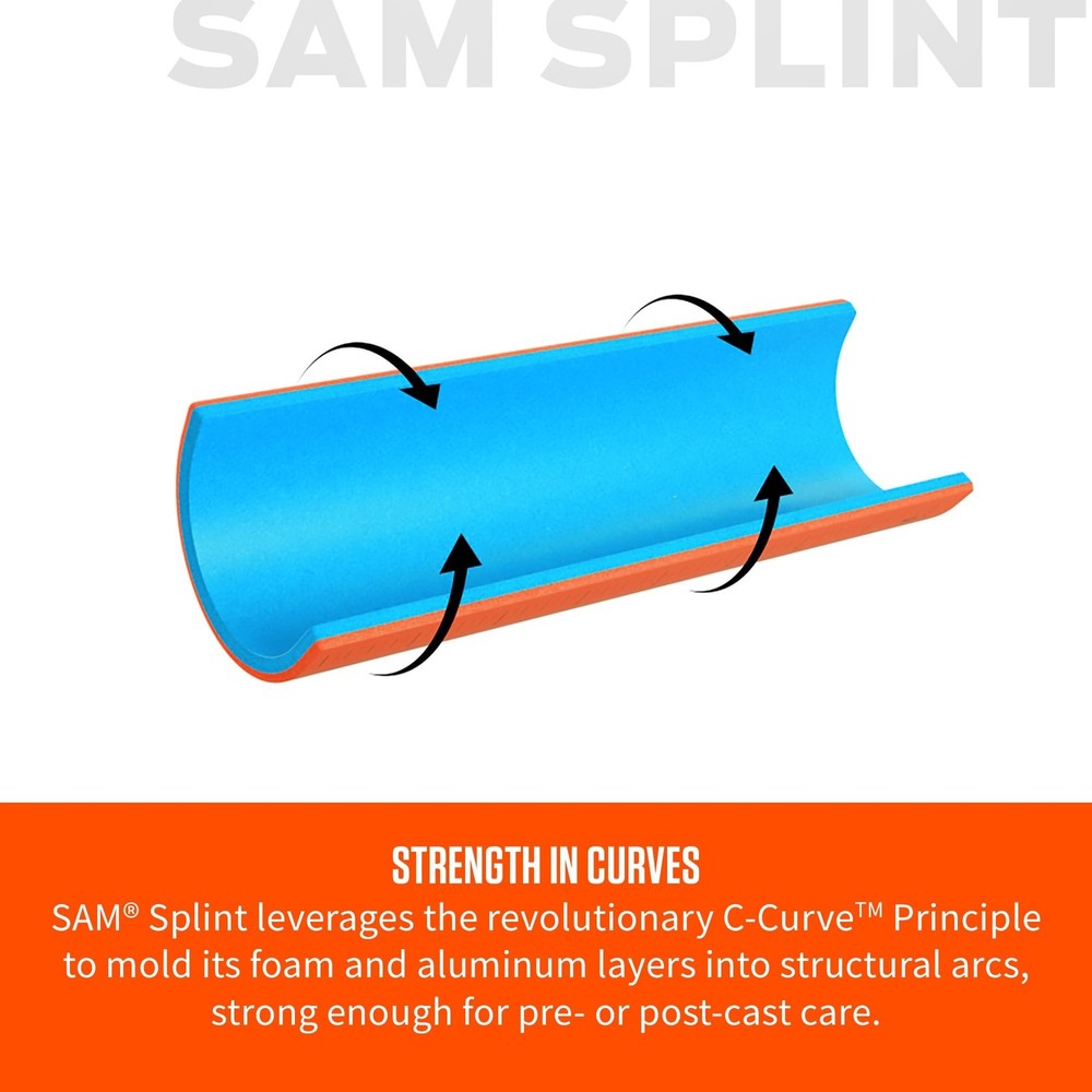 SAM® SPLINT - 9"- CHARCOAL GRAY