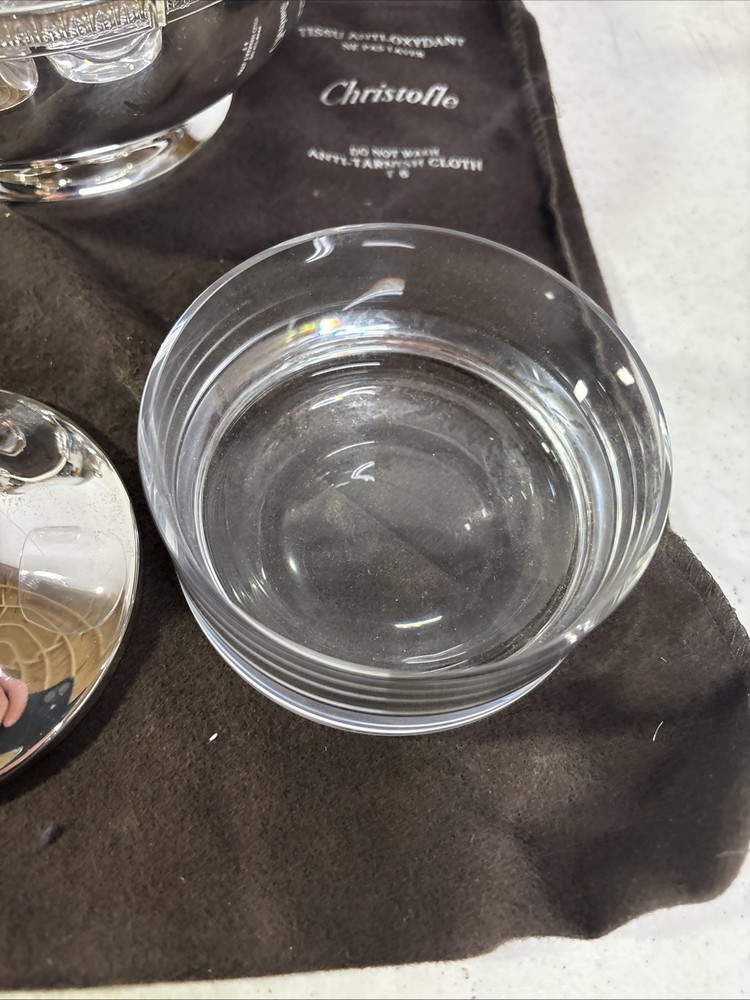 Christofle Silver-Plated Caviar Serving Set With Box