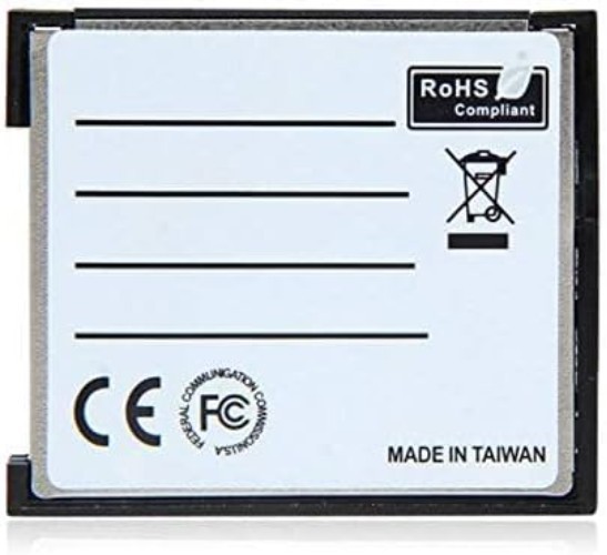 Class 10 Compact Flash Reader: Convert SDHC to CF Type I Adapter - 128GB Support